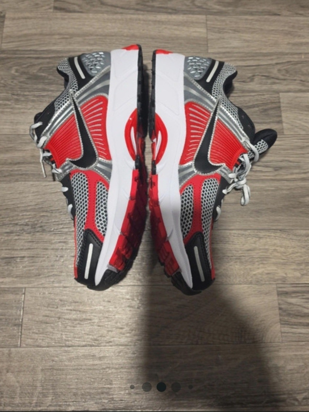 Nike Kids Red, Black and Gray Running Sneakers